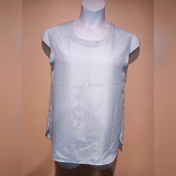J. Crew Soft Blue Tank Top Vintage - Picture 1 of 3